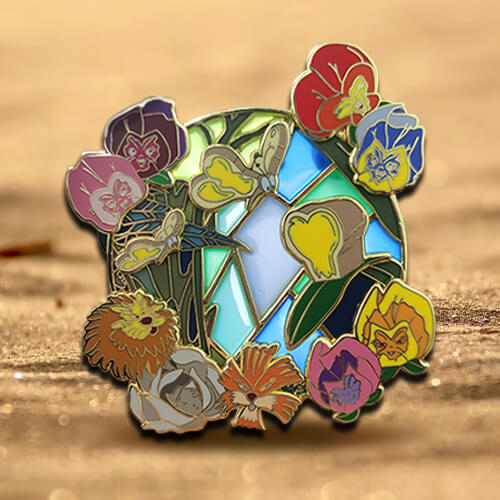 Glass Transparent Enamel Pins