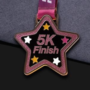 Glitter Star Running Medals