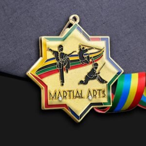 Gold Offset Printed Medals