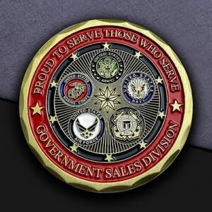 Government Sales Division Custom Coins
