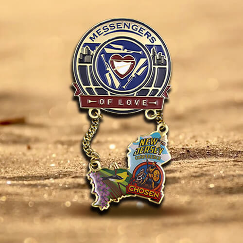 Hanging Chains Enamel Pins