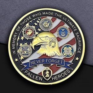 Never Forget Fallen Heroes Coins