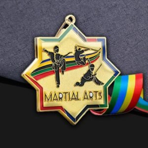 Offset Printed Taekwondo Medal