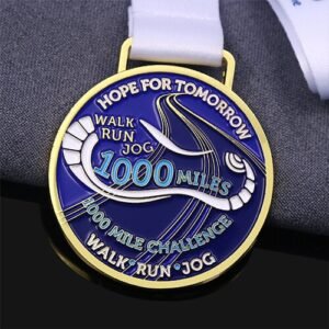 Walk Run Jog 1000 Miles Race Medals