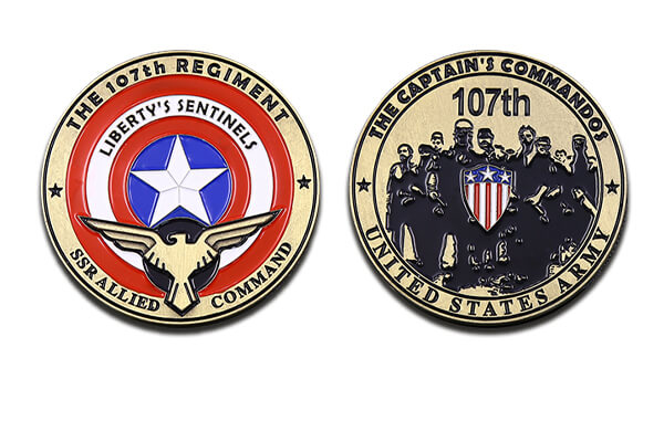 107th Regiment Liberty's Sentinels Challenge Coin