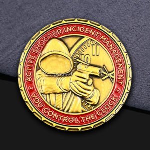 3D Active Shooter Incident Management Challenge Coin