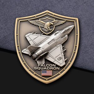 3D Falcon Squadron Challenge Coin