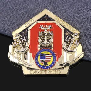 3D USN Navy Recruiting Buckeye Chiefs Challenge Coin