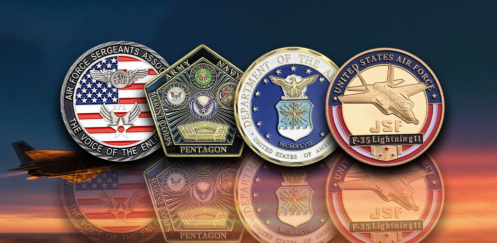 Air Force Challenge Coins Banner-Mobile