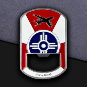 Airplane Emblem N.K.A.W.T.G Bottle Opener Coin