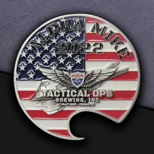 Alpha Mike 2022 Tactical Ops Bottle Opener Coin