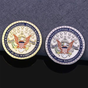 Custom Commemorative Coin Sandblast Pin