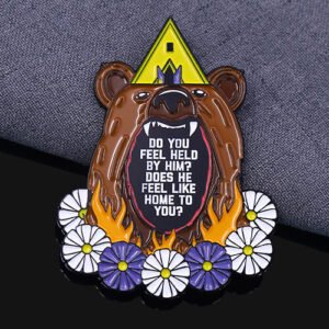 Custom Creative Wild Bear Pin