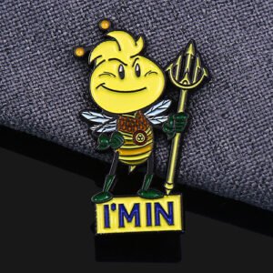 Custom Funny Queen Bee Pin