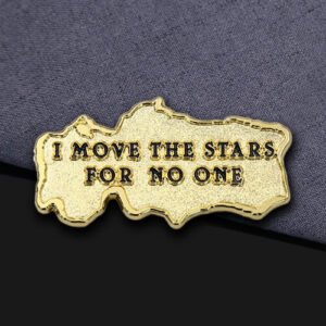 Custom Sandblast Nameplate Pin