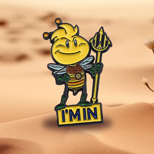 Custom funny Queen Bee Pin