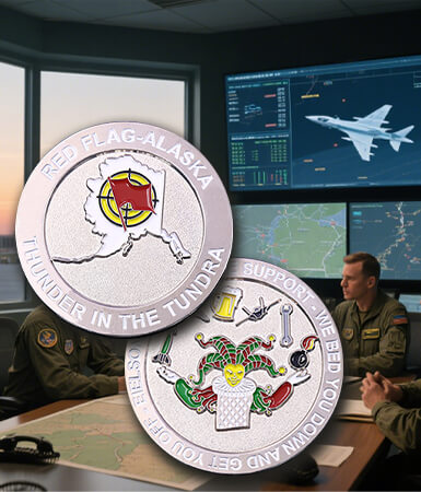 Elson AFB Exercise Support Air Force Challenge Coin