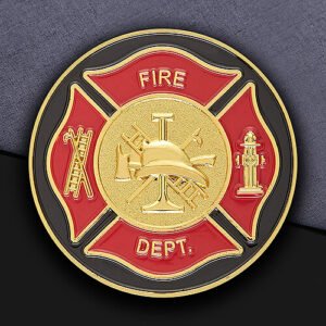 Fire Department Maltese Cross Commemorative Coin