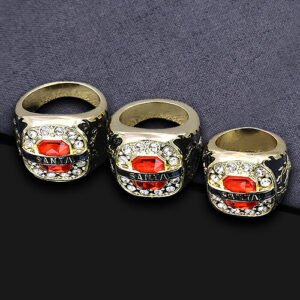 Gold Santa Men Ring - Three Sizes