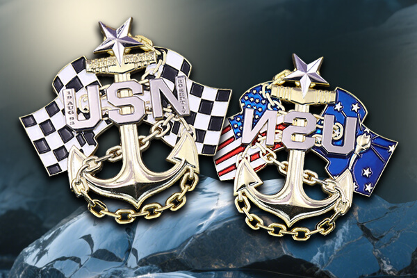 Inspiring Navy Challenge Coins