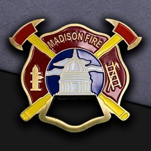 Madison Fire Bottle Opener Challenge Coin