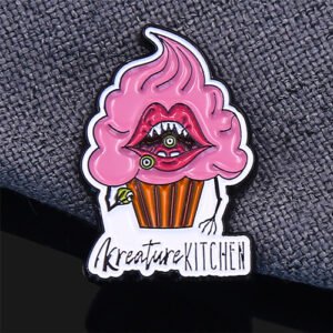 Monster Cupcake Food Pin