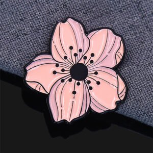 Pink Cherry Blossom Lapel Pin
