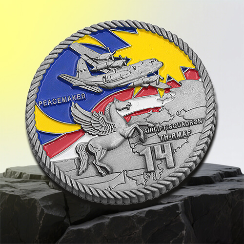 RMAF 14th Airlift Squadron Peacemaker Coin