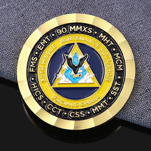 Rhinestone-Embellished Challenge Coin-back