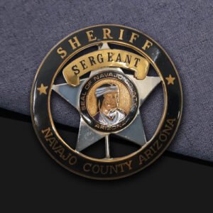 Rotary Printed Police Badge