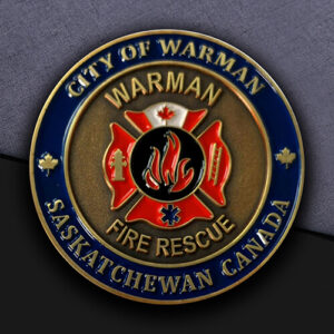 Saskatchewan Warman Fire Service Coin