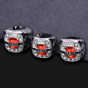 Silver Santa Men Ring - Three Sizes