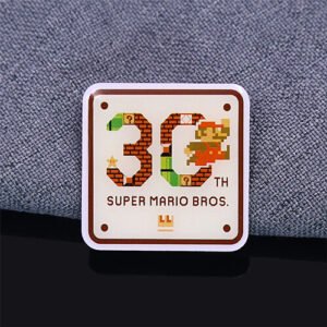 Super Mario 30th Anniv Offset Printed Pin
