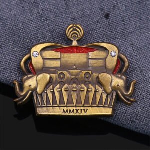 Thai Crown Elephant Pin