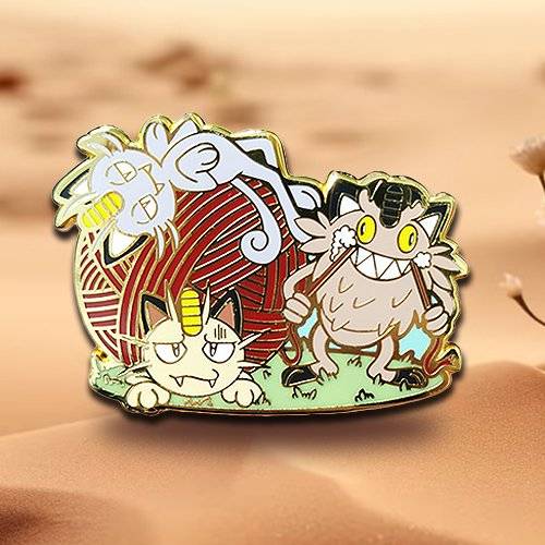 The Three Meowsketeers Hard Enamel Pin