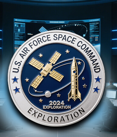 U.S. Air Force Space Command 2024 Exploration Coin