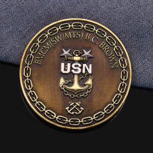 USN Anchor Insignia Navy Challenge Coin