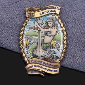 USN Tammy Brinkman Service Tribute Navy Coin