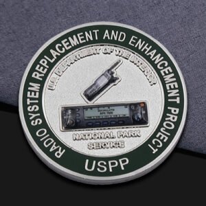 USPP Radio System Enhancement Police Challenge Coin