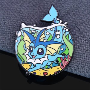 Vaporeon Coral Reef Enamel Pins