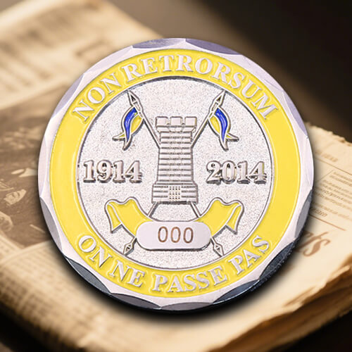 1914 - 2014 Military Commemoration Challenge Coin