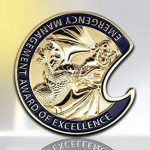3D Dragon Emergency Mgmt Bottle Opener Coin