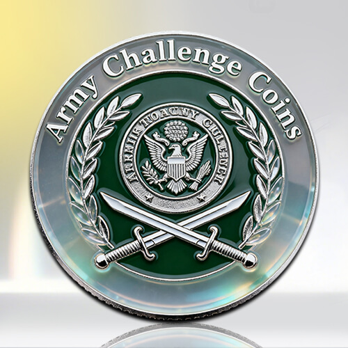 Army Translucent Enamel Challenge Coin