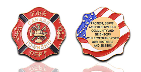 Canaan Township Fire Department Challenge Coin