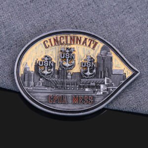 Cincinnati USN CPOA Mess Navy Challenge Coin