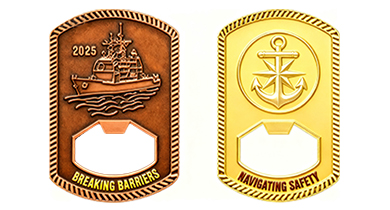 Coast Guard 2025 Mission-Driven Opener Challenge Coin