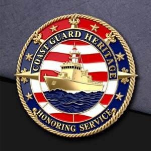 Coast Guard Heritage 3D Challenge Coin