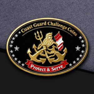 Coast Guard Protect & Serve Challenge Coin