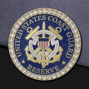 Coast Guard Reserve Rhinestone Challenge Coin