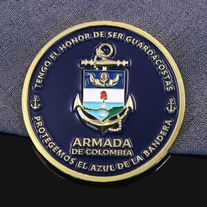 Colombian Coast Guard Navy Challenge Coin